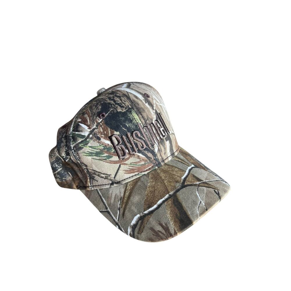 NWT Bushnell Strapback Hat Multicolor One Size Camo Hunting Outdoor Dri-Duck